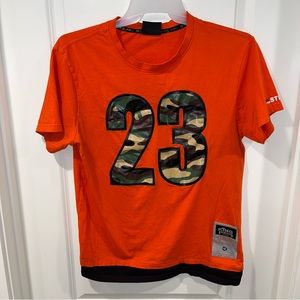 Switch Remarkable King Of The Street Camo 23 Double T-shirt Short Sleeve size L